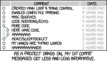 XKCD committing