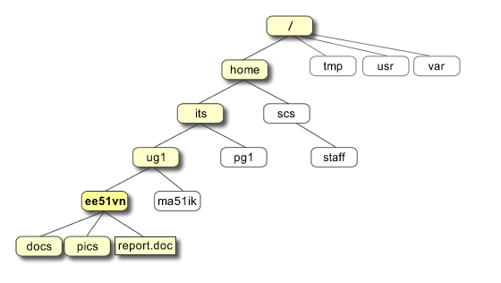 UNIX directory structure